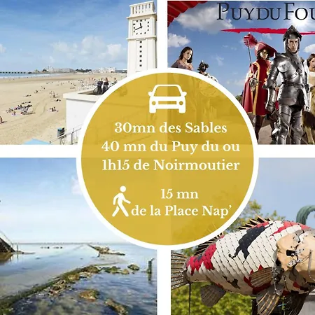 L'urbaine, Maison De Spacieuse, Jardin, Wifi Apartamento La Roche-sur-Yon